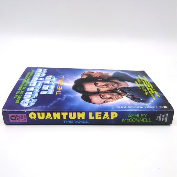 Quantum Leap The Wall Paperback Book Ashley McConnell 1980's Sci-Fi TV Show Ace - Picture 3 of 3